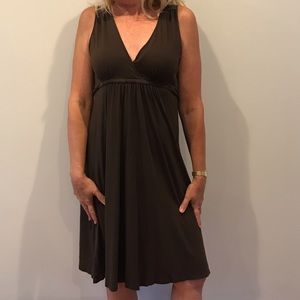Old Navy Brown Empire Dress